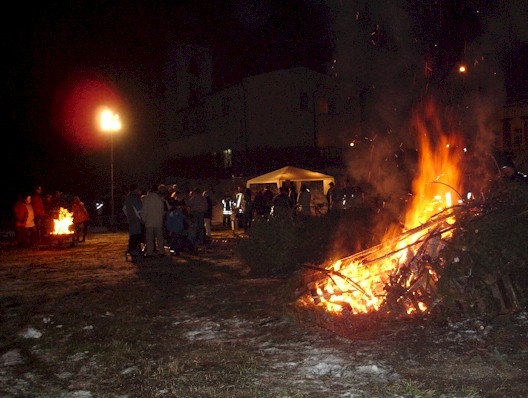 Weihnachtsbaumfeuer 2009