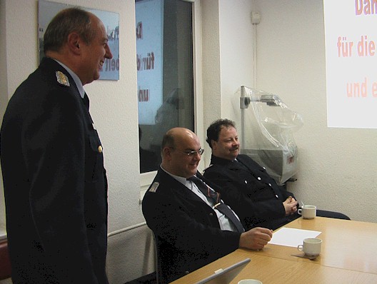 Jahresdienstversammlung 2009  -  Wolfgang Hülsebeck bei der Präsentation