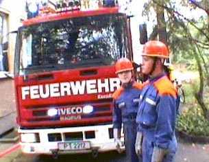 Herstellen der Wasserversorgung, Anschluss des Standrohres an den Hydrant