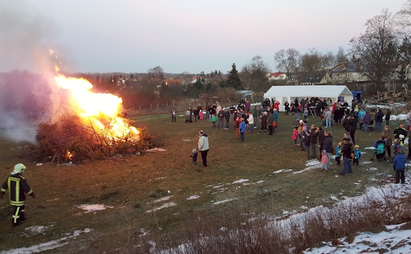 Weihnachtsbaumverbrennen 2016